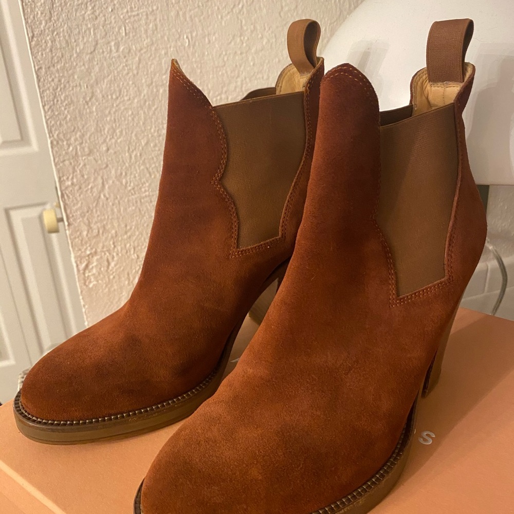 Acne studios star boot suede